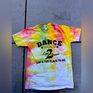 Multicolor tee shirt sleeve never worn casual. Cotton piece